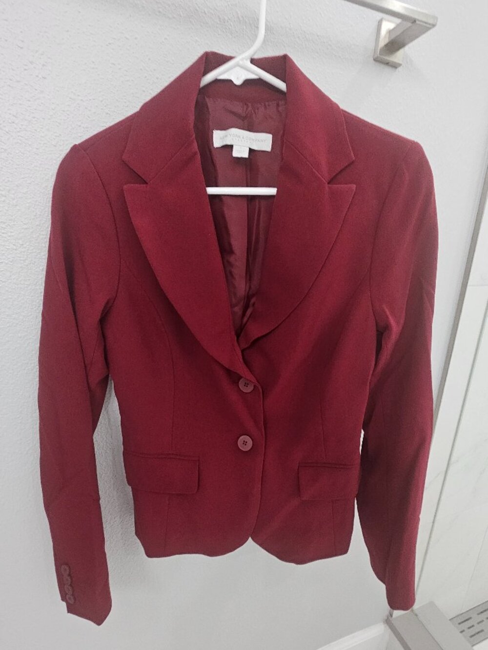 NY&C Red Blazer - Size 4